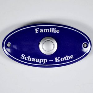 ovales-Klingelschild-Emaille-10x5cm